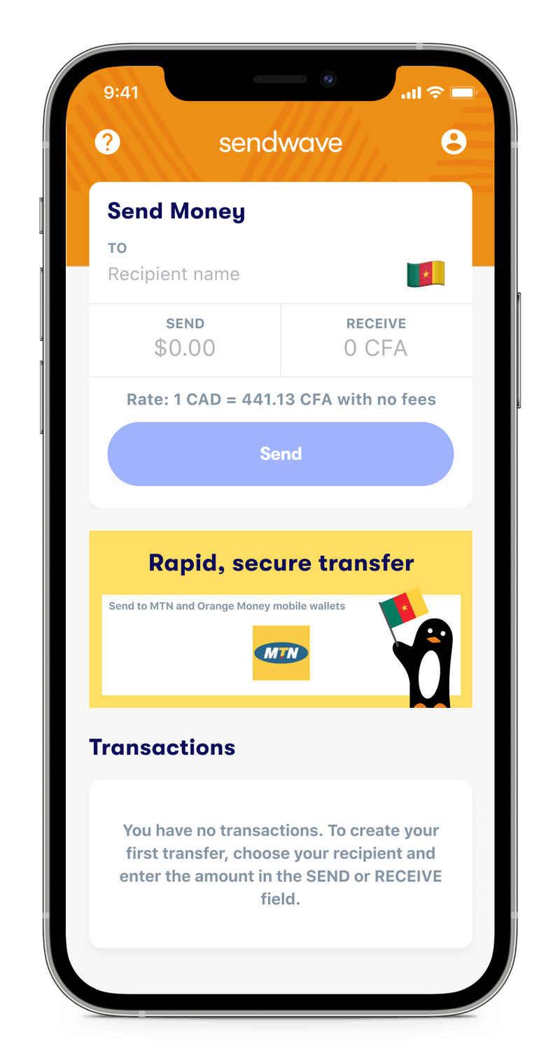 Send Money To Cameroon From Canada Sendwave
